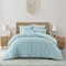 Homeroots Blue Queen Polyester 180 Thread Count Washable Duvet Cover Set 529071 - alternate 7