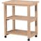 International Concepts Microwave Cart, Unfinished 185 - alternate 1