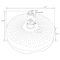 Leisuremod Bovilar Modern Outdoor Patio 20in Round Fillable Free Standing Umbrella Base BU20BL - alternate 7