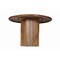 Homeroots 48" Brown Solid Wood Pedestal Base Round Top Dining Table 644517 - alternate 12