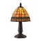Jonathan Y Carter Tiffany-Style 12" LED Table Lamp, Red/Yellow JYL8016B - alternate 1