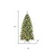 Homeroots 6' White Pre Lit Full Pine Christmas Tree With Decorations 713070 - alternate 3