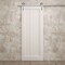 Sartodoors Modern Barn Door 28 x 80 inches, Ego 5006 Painted White Oak, 6.6FT Silver Rail Track Heavy Hardwar EGO5006BD-S-PWO-28 - alternate 6
