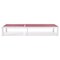Leisuremod Marlin Patio Chaise Lounge Chair with White Aluminum Frame, Burgundy, 2PK MLW-77BRG2 - alternate 10
