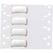 Brady BSP45 Series PermaSleeve Low Smoke Zero Halogen Wire Marking Sleeves, 0.25 in. Dia x 1 in. W, White SA-2LSZH-250-1-WT - alternate 2