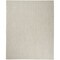 Homeroots 8' X 10' Ivory And Silver Indoor Outdoor Area Rug 522044 - alternate 4