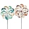 Exhart Assorted Metal 12 in. H Pinwheel Outdoor Garden Stake 67013 - alternate 1