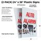 Signmission Auto Alarms, Plastic Signs Only 24 Inch x 36 Inch, Corrugated Plastic, 2PK CSB-2436-2PACK-Auto Alarms - alternate 2