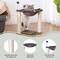 Simple Deluxe Cat Scratching Post for Indoor Cats, Small Cat Tree Tower with Hammock Wooden Interactive Track Bal PTCATTREE18GRY - alternate 6