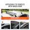 Vevor Roof Rack Crossbar for Naked Roof Vehicle Aluminum with Lock HJ-RB017-108CM - alternate 4