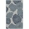 Homeroots 3' X 5' Navy Blue Ivory And Blue Floral Indoor Outdoor Area Rug 554909 - alternate 1