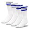 Railroad Sock "Team Spirit" Striped Crew Socks, Blue/Silver, 2PK 1570S BL/SIL - alternate 3
