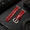 Elegani Alligator-Embossed Leather Band Compatible with Apple Watch 44mm, Red, Yellow Gold Buckle LAT4-RED-YGD-44 - alternate 2