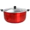 Better Chef for Professional Results 24 Quart Heavy Gauge Aluminum Dutch Oven in Red D2402R - alternate 1