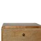 Homeroots 22" Brown Solid Wood Two Drawer Nightstand 701702 - alternate 7