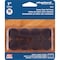 Shepherd Hardware Hardware Furniture Pad, Felt, Brown, 1 in Dia, 5 mm Thick, Round, 16PK 9862 - alternate 2