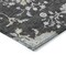 Homeroots 5' X 8' Charcoal Gray And Beige Floral Washable Indoor Outdoor Area Rug 605462 - alternate 6