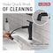 Delta Nicoli Single Handle Pull-Down Bathroom Faucet, Matte Black 15849LF-BLPD - alternate 4