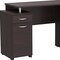 Homeroots 43" Espresso Computer Desk With Four Drawers 249794 - alternate 3