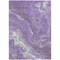 Homeroots 5' X 8' Purple Mint Green And Ivory Abstract Washable Indoor Outdoor Area Rug 618203 - alternate 8