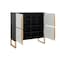 Homeroots 42in Black and Gold Wood Accent Cabinet 691665 - alternate 6