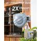 Wrightmaster Retractable 5/8" Dia x 65ft. Garden Hose Reel w/ Brass Fitting and 9 Modes Nozzle, 180 Deg Swivel ZOR-J30 - alternate 9