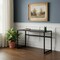 Homeroots 48" Black Glass Computer Desk 333496 - alternate 3