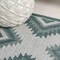 Jonathan Y Lior Geometric Moroccan Diamond Turquoise/Cream 3 ft. x 5 ft. Indoor/Outdoor Area Rug TSN202E-3 - alternate 6
