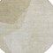 Homeroots 8' Beige Khaki And Taupe Round Abstract Washable Indoor Outdoor Area Rug 582880 - alternate 5
