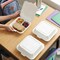 Eco Harmony Products Clamshell Hinged Food Storage Container, MFPP, Center Slide, 5.7" x 4.8", 250PK 804594 - alternate 6