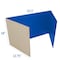 Flipside 18 x 48 Study Carrel Assorted Corrugated Pack of 12 61849-12 - alternate 7