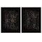 Homeroots Set Of Two Airplane Patent I and II 2 Black Framed Print Wall Art, 2PK 406046 - alternate 1