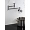 Kingston Brass Wall Mount Pot Filler Faucet, Polished Chrome KS8101RX - alternate 4