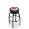 Holland Bar Stool Co 30" Indian Motorcycle Cushion Seat, Blk Wrinkle Base Swivel Bar Stool L8B130Indn-HD - alternate 1