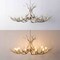 Jonathan Y Eldora 49" 10-Light Rustic Farmhouse Adjustable Resin Antler LED Chandelier, Beige JYL6320B - alternate 8