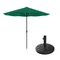Pure Garden 9-Foot Patio Umbrella with Base, Hunter Green 50-LG1032B - alternate 3