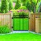Nuvo Iron 45in Wx46in H Tiger Eye Gate, 48in W Openings, Self Close Hardware w/Double Side Handle 2x2 Hinges ITG04546 - alternate 6