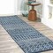 Jonathan Y Arta Moroccan Vintage Geometric Navy/Cream 2 ft. x 8 ft. Runner Rug MOH106A-28 - alternate 1