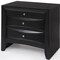 Homeroots 25" Dark Brown Solid Wood Three Drawer Nightstand 285501 - alternate 6