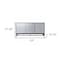 Homeroots Contemporary Grid Lines Three Door Accent Cabinet 401694 - alternate 6
