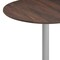 Flash Furniture 31.25" Round Outdoor Tabletop, Dark Brown, Seamless Surface Technology, 22x22 Silver Cast IronxBase ST-RD31-WBR-T2222S-GG - alternate 8