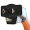 Ac Works Plug Adapter, STW, L5-30R, 5-15P, 1 ft., Orange S515L530-012 - alternate 3