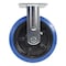 Vestil Elastic Rubber Rigid Caster 8 In. Diameter x 2 In. Width 770 Lb. Capacity Blue/Black CST-BB-8X2ER-R - alternate 6