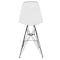 Leisuremod Cresco Acrylic Barstool - Modern ABS Plastic Counter Stool with Steel Legs & Footrest, 2PK CRBL-30CL2 - alternate 6