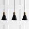 Jonathan Y Apollo 33.5" 3-Light Mid-Century Modern Iron Adjustable Linear LED Pendant, Black/Brass Gold JYL6134A - alternate 11