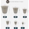 Hc Companies Eclipse 16'' Cottage Stone Planter with Saucer ECA16000A02 - alternate 5