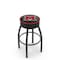 Holland Bar Stool Co 30" 4" Miami (OH) Cushion Seat, Blk Wrinkle Base Swivel Bar Stool L8B130Mia-OH - alternate 1