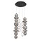 Euf Atomo, Chandelier, 4-Light, 50", Matte Black, Mixed Glass 48960-038 - alternate 4