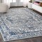 Jonathan Y Modern Persian Vintage Medallion Light Gray/Navy 5 ft. x 8 ft. Area Rug MDP106B-5 - alternate 1