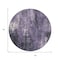 Homeroots 8' Purple And Ivory Round Abstract Washable Indoor Outdoor Area Rug 617658 - alternate 6